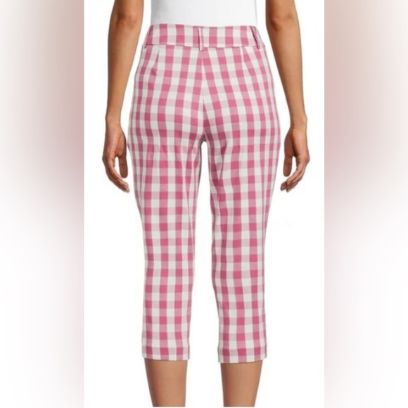 TIME AND TRU Pink Checked Pants - Picture 2 of 8